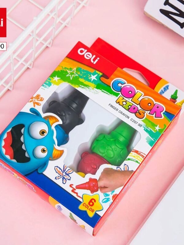 EC20790-4 ديلي قلم تلوين الإصبع - 6 ألوان - EC20790